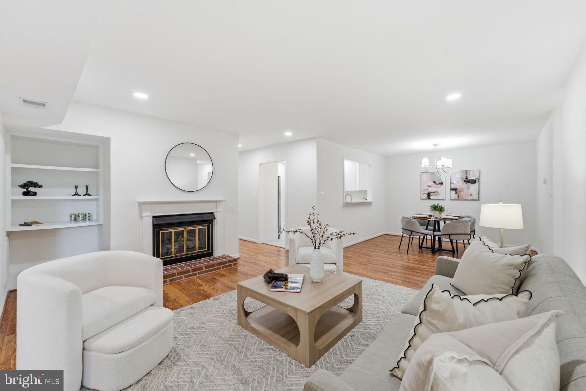 2238 Hunter's Run Drive Reston, VA 20191 - Photo 14 of 46 Cozy wood-burning fireplace