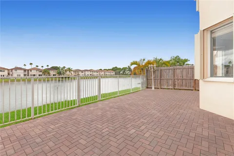 a view of a lake with city view