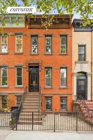 a front view of a building