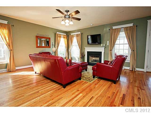 213 Mills Lane Fort Mill, SC 29708 - Photo 5 of 16 a living room with furniture and a fireplace