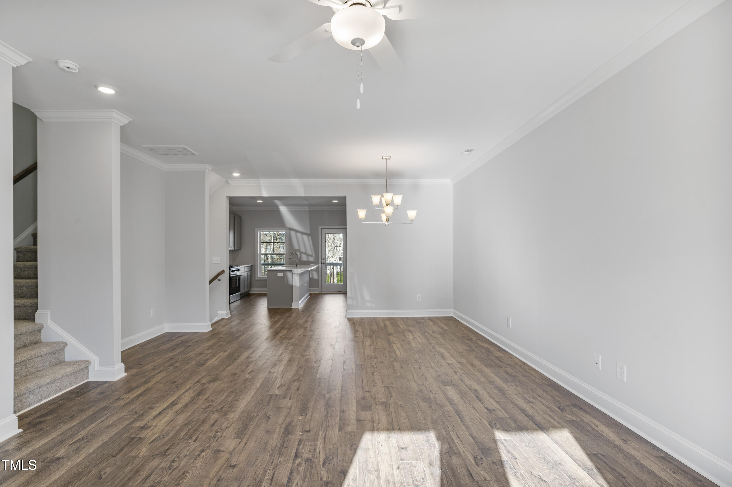 527 Forestville Road Wake Forest, NC 27587 - Photo 24 of 47 a view of a livingroom with wooden floor