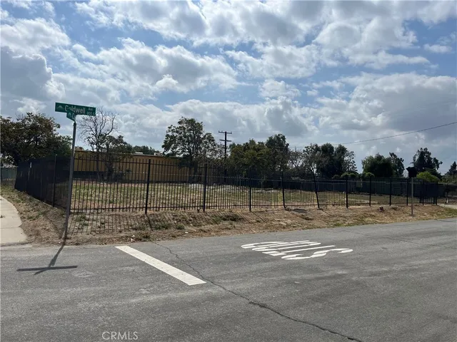 a view of a black gate