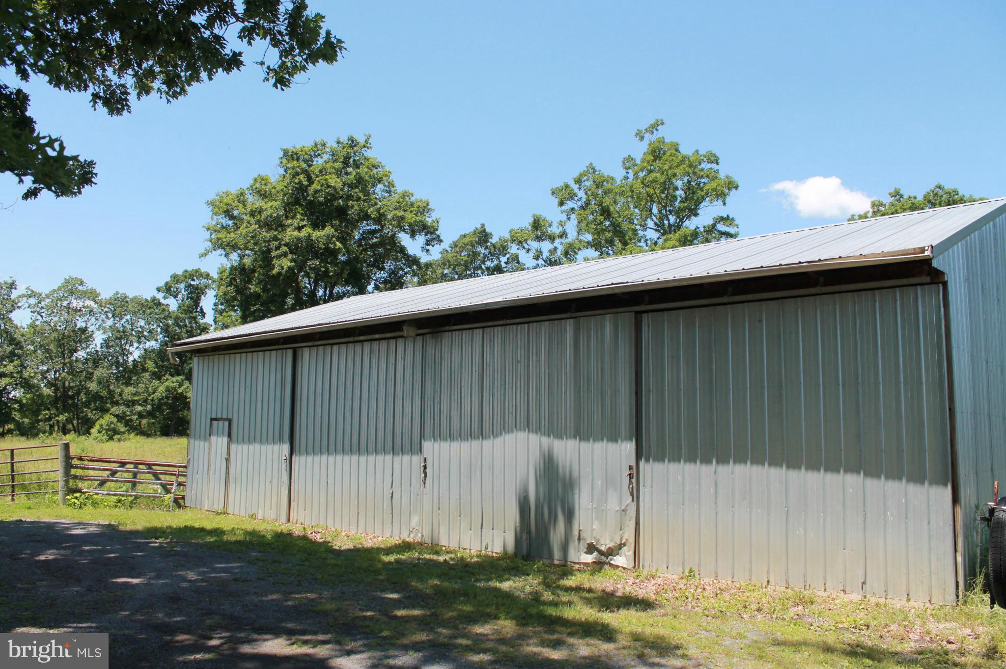 Extra large garage.