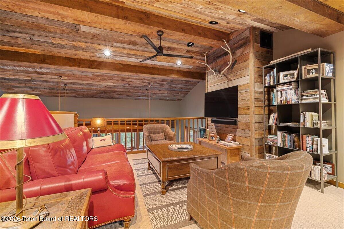 2465 North Fish Creek Road Wilson, WY 83014 - Photo 26 of 53 Den + Loft Space
