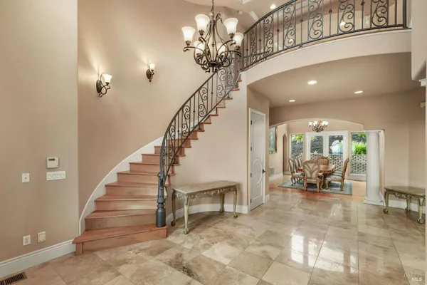 a view of entryway and hall