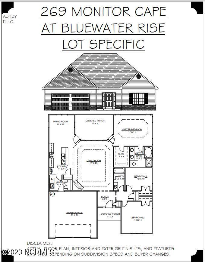 1002 Bluewater Boulevard New Bern, NC 28562 - Photo 33 of 33 Lot 269 Floor Plan