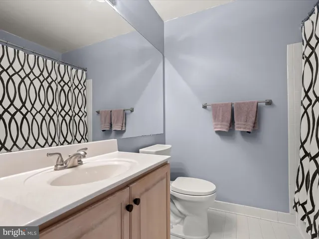 a bathroom with a sink toilet and mirror