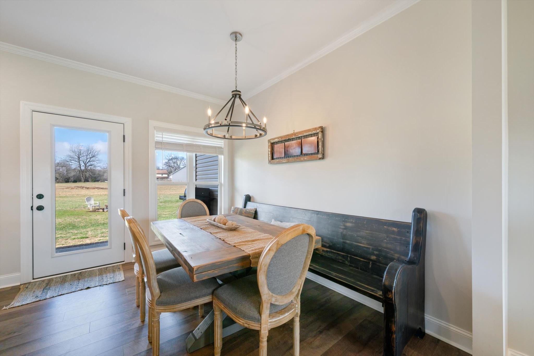 2057 Halls Mill Road Unionville, TN 37180 - Photo 12 of 36 a view of a dining room with furniture window and wooden floor