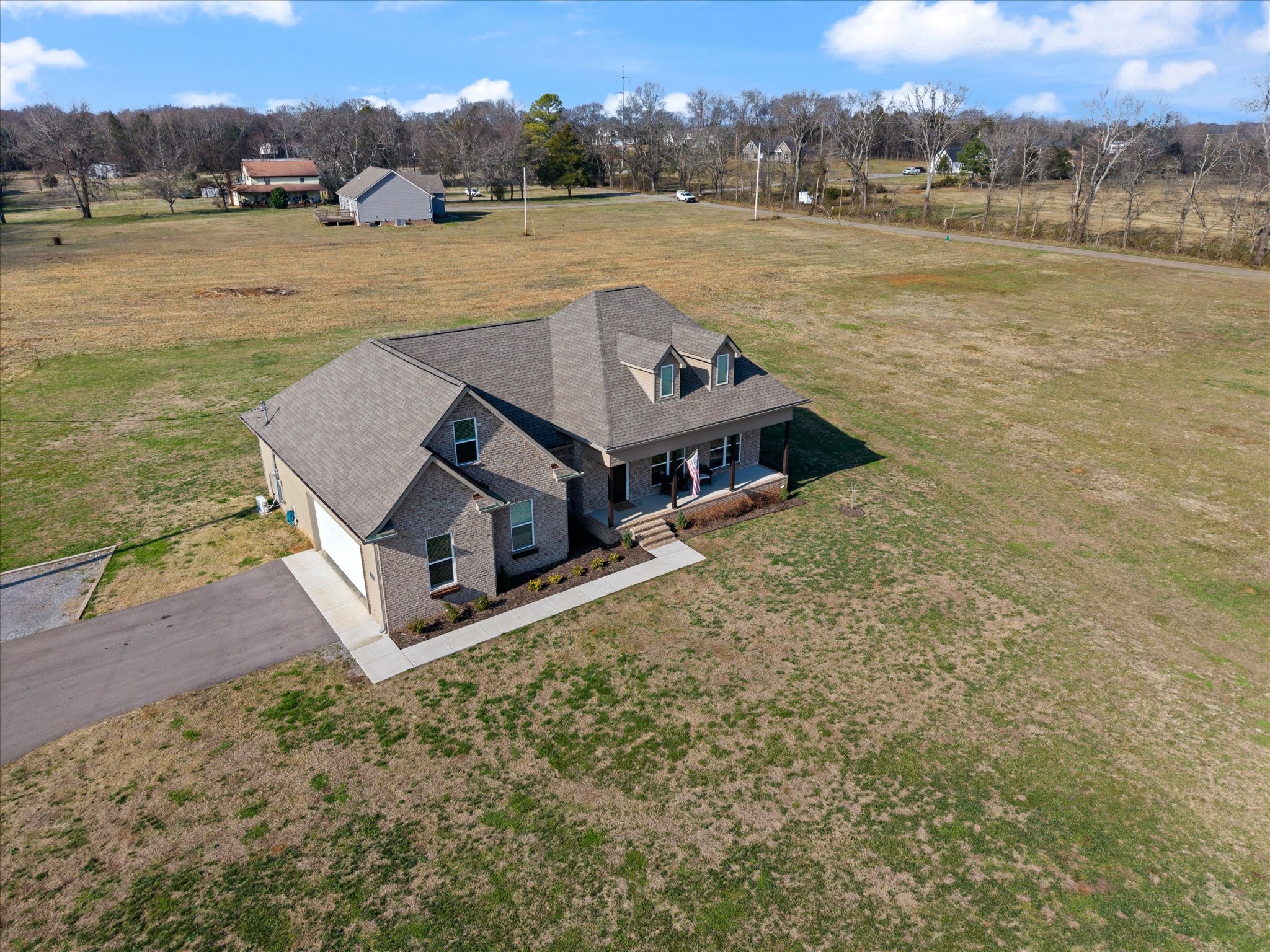 2057 Halls Mill Road Unionville, TN 37180 - Photo 30 of 36 an aerial view of a house with lake view
