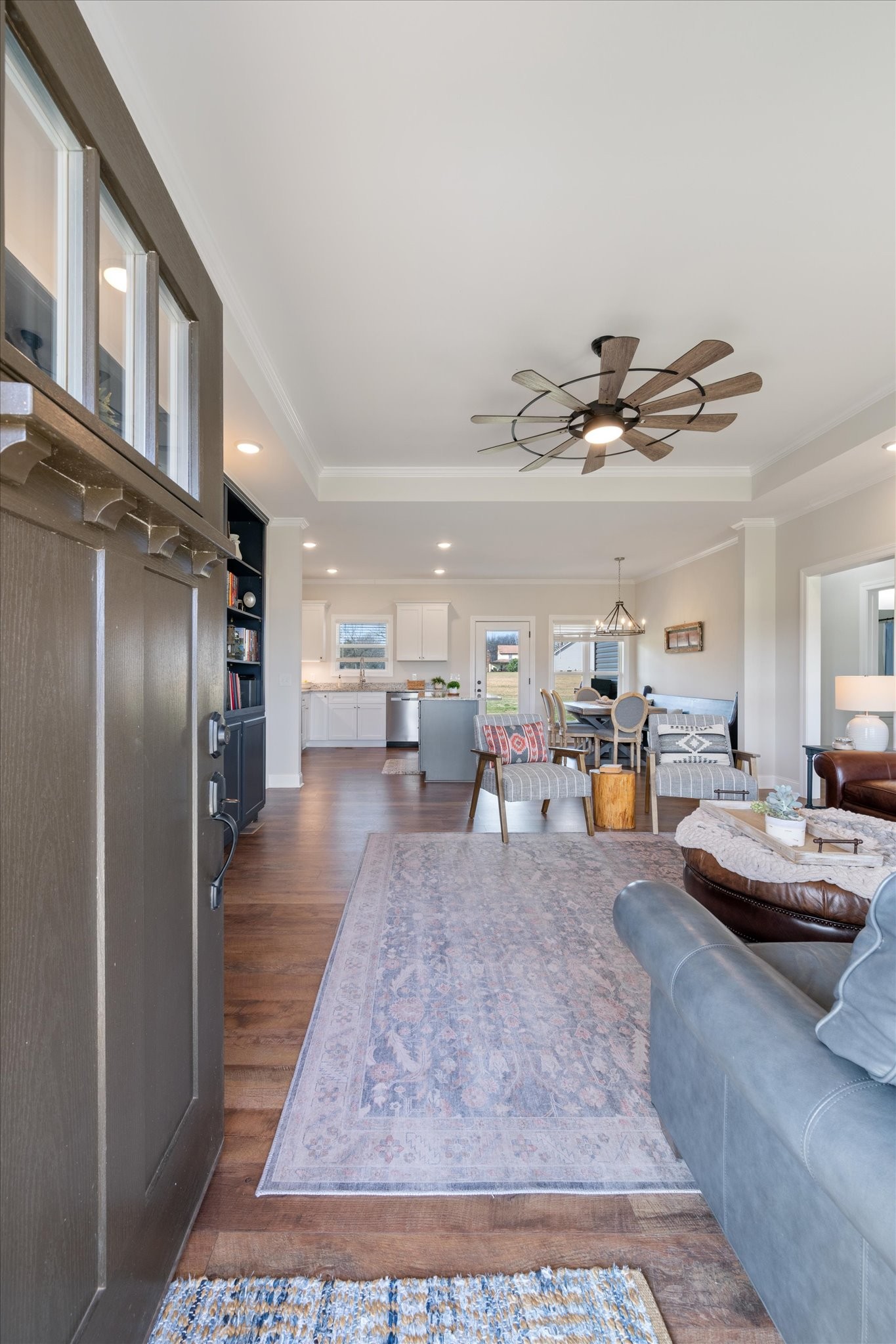 2057 Halls Mill Road Unionville, TN 37180 - Photo 4 of 36 a living room with lots of furniture and a view of kitchen