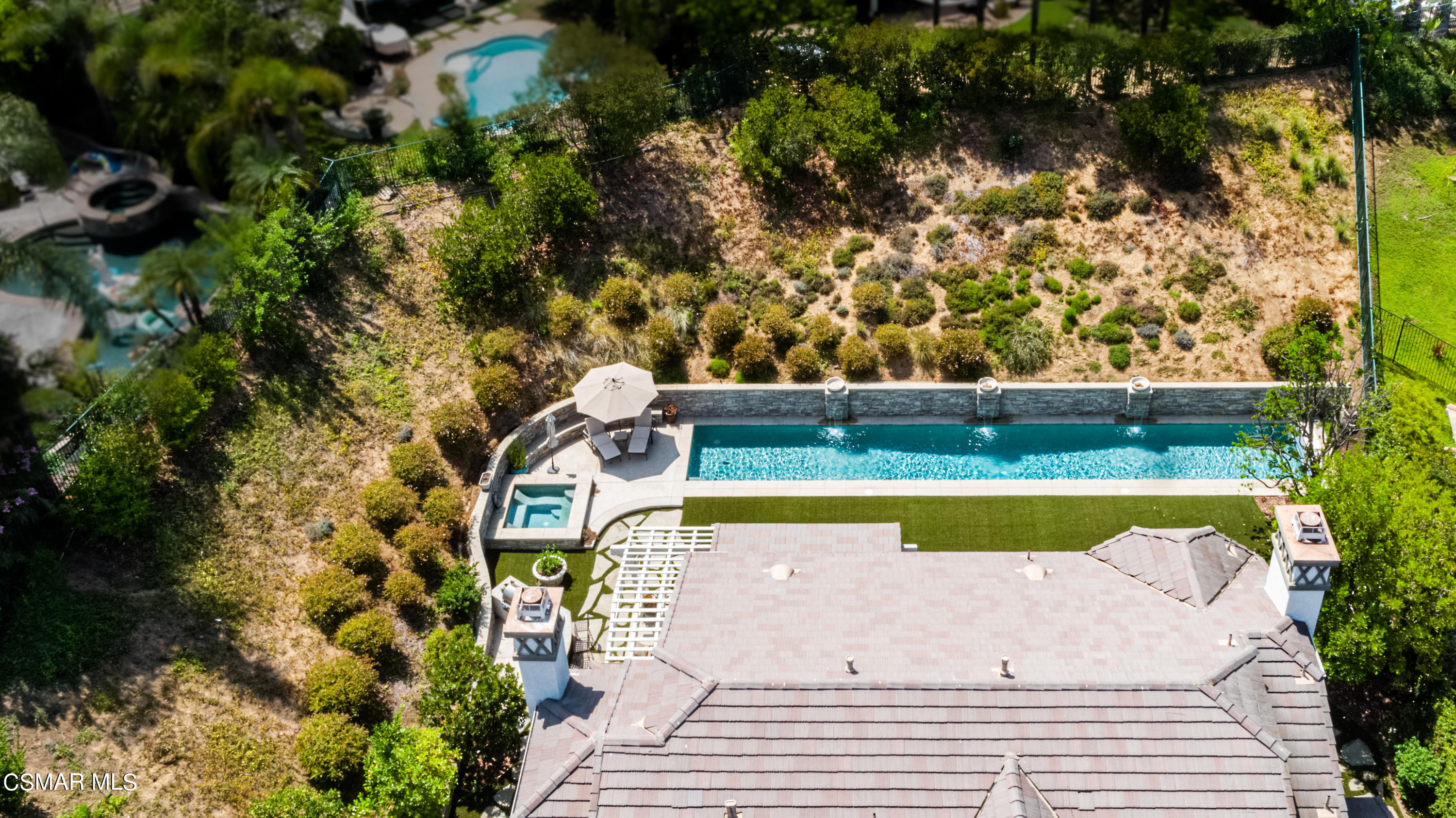 30 West Twisted Oak Drive Simi Valley, CA 93065 - Photo 42 of 45 a view of swimming pool with a yard