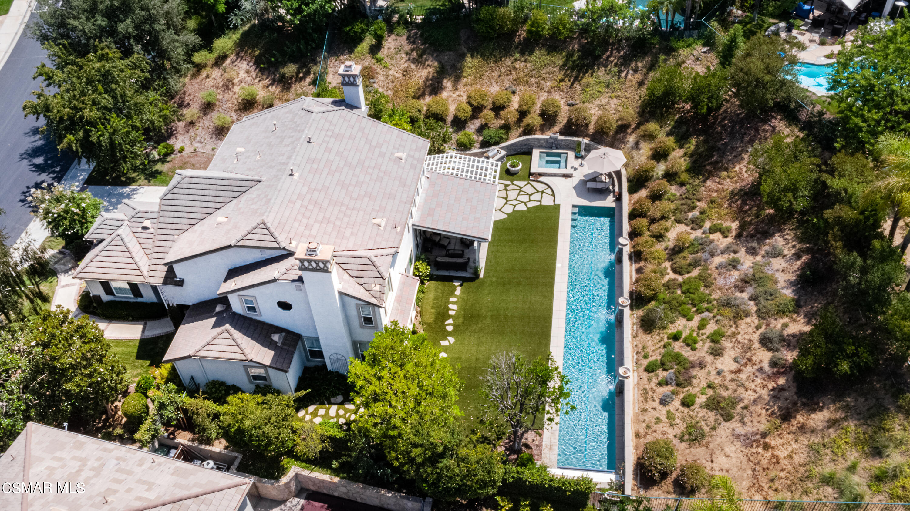 30 West Twisted Oak Drive Simi Valley, CA 93065 - Photo 44 of 45 an aerial view of a house
