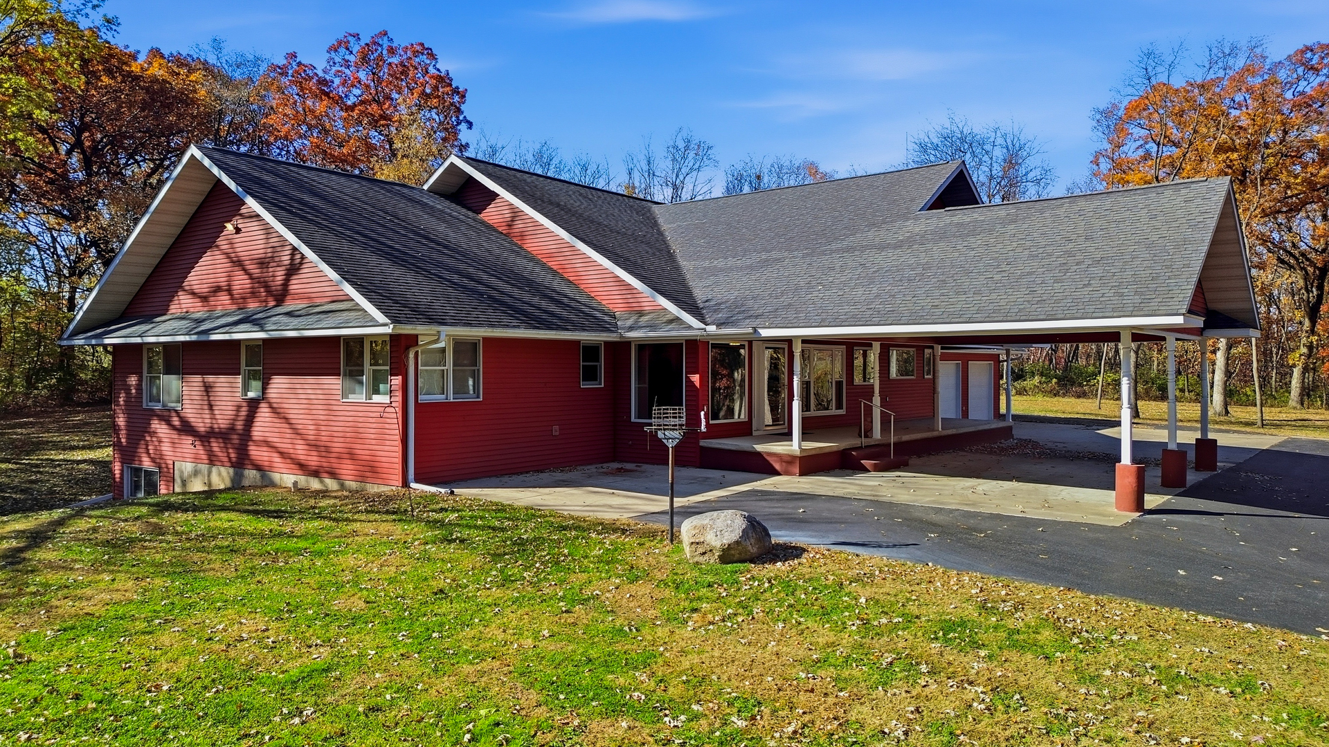 15207 Henry Road Morrison, IL 61270 - Photo 28 of 46 a view of outdoor space yard and patio