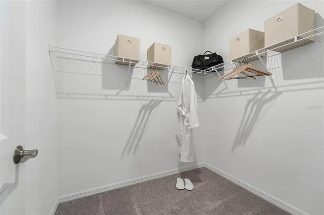 a view of walk in closet