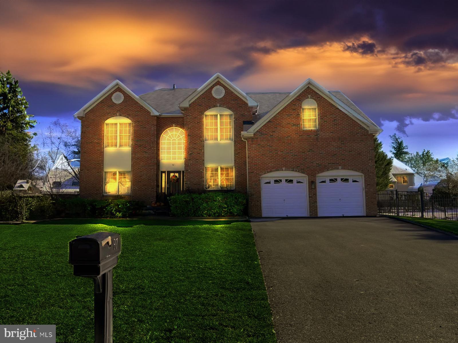 97 Brooks Road Moorestown, NJ 08057 - Photo 6 of 101 House Front-Dusk