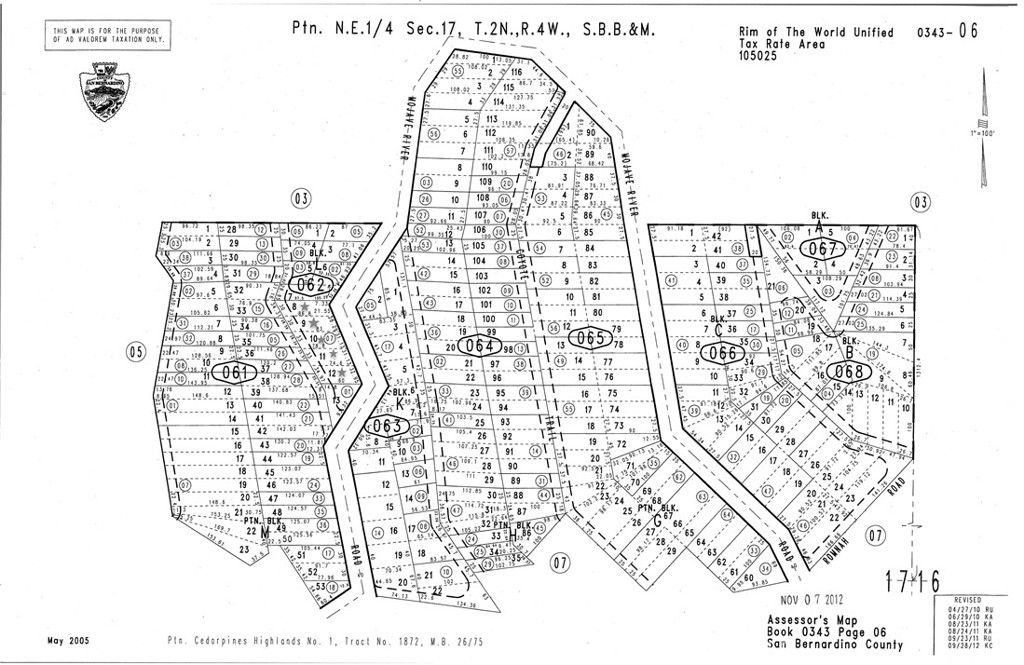 722 Mojave River Road Cedarpines Park, CA 92322 - Photo 13 of 13 Red boundary lines on pictures are an estimate and for marketing purposes only. Buyer to verify all aspects of this property including, but not limited to utilities, assessments, boundaries, usage, access, and zoning to satisfy themselves.