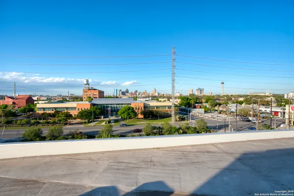 a view of a parking space