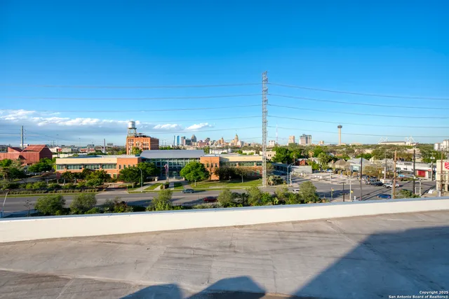 a view of a parking space