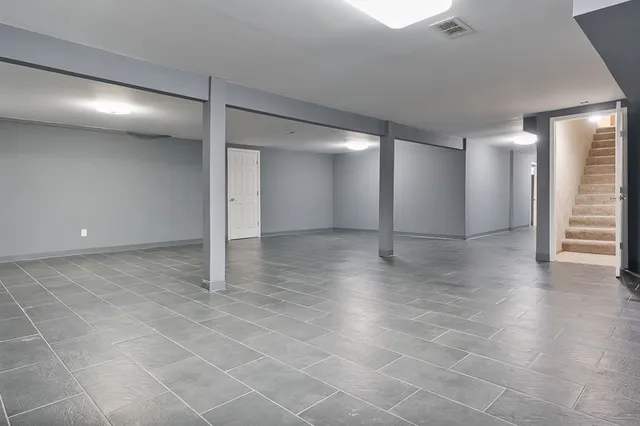 a view of an empty room