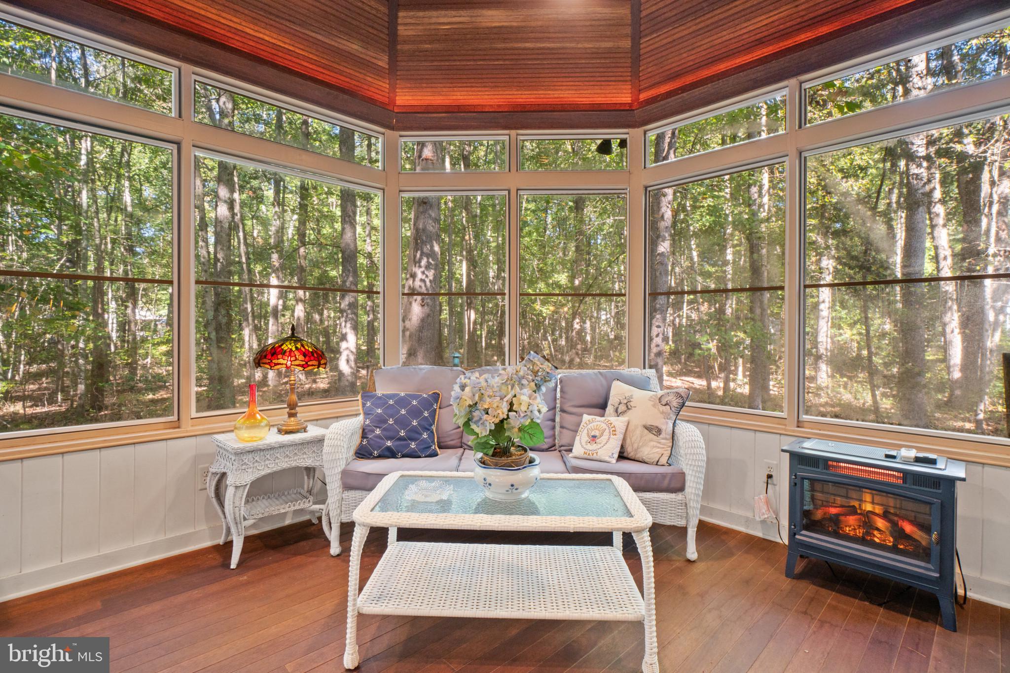 5174 Chalk Point Road West River, MD 20778 - Photo 5 of 17 Mahogany ceiling and floors