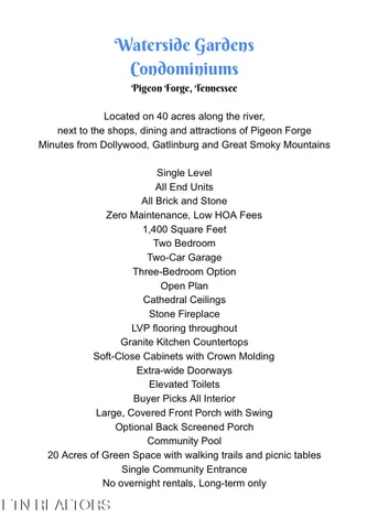 $397,000 | 540 Henderson Road, Unit 133, Pigeon Forge, TN 37862