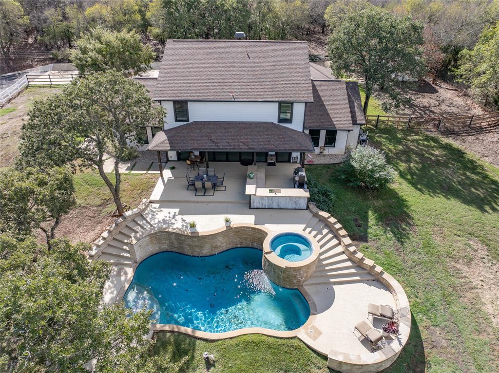 950 Naylor Road Cross Roads, TX 76227 - Photo 30 of 40 a view of a house with yard