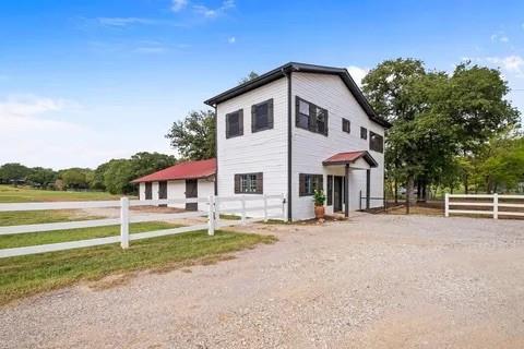 950 Naylor Road Cross Roads, TX 76227 - Photo 33 of 40 a front view of a house with a yard
