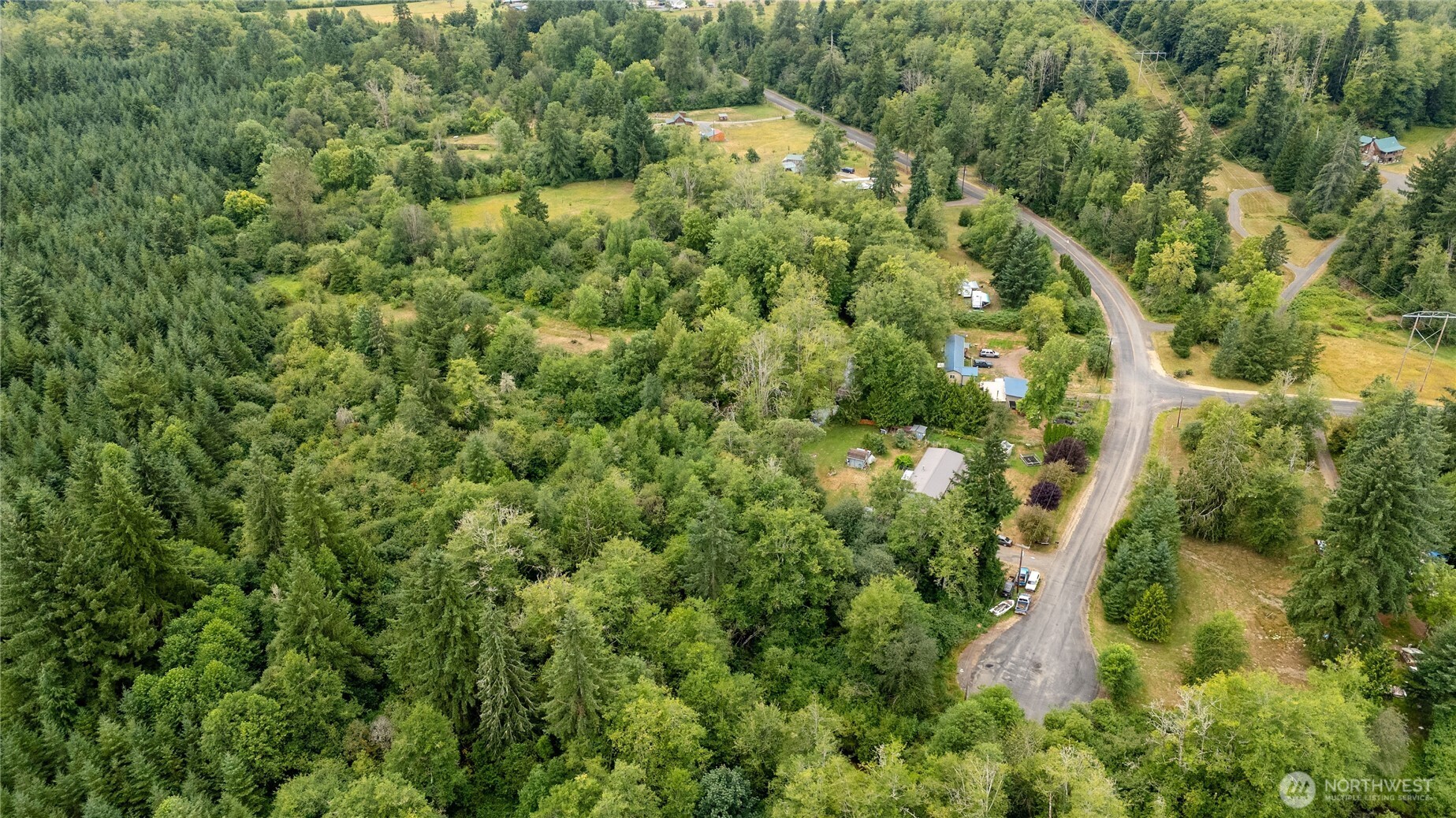 0 Shanklin Road Onalaska, WA 98570 - Photo 9 of 12 an aerial view of residential house with outdoor space and trees