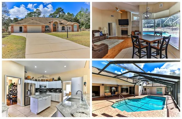 a view of a building with a patio