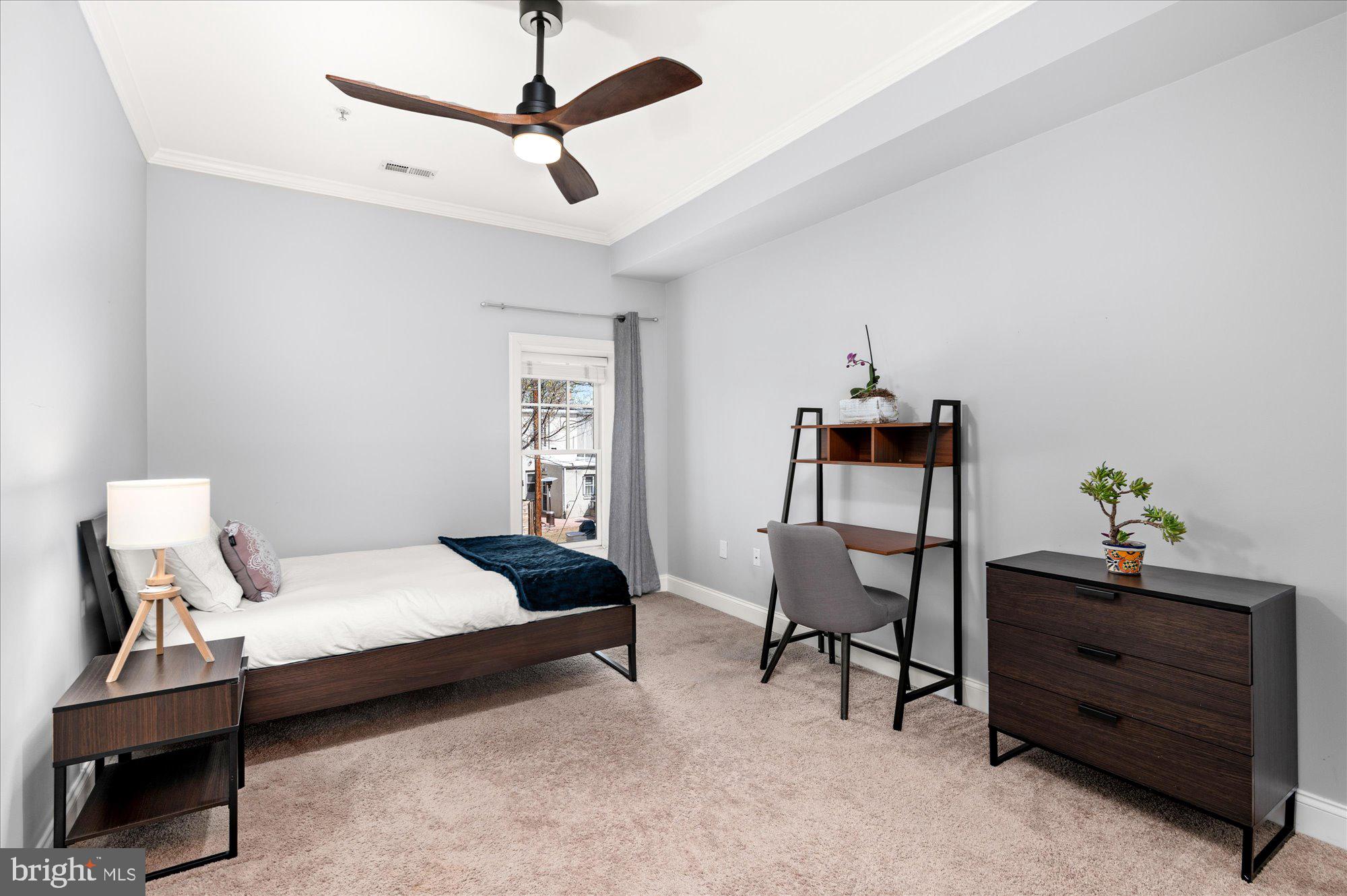 425 M Street Northwest, Unit F Washington, DC 20001 - Photo 13 of 24 Large second bedroom