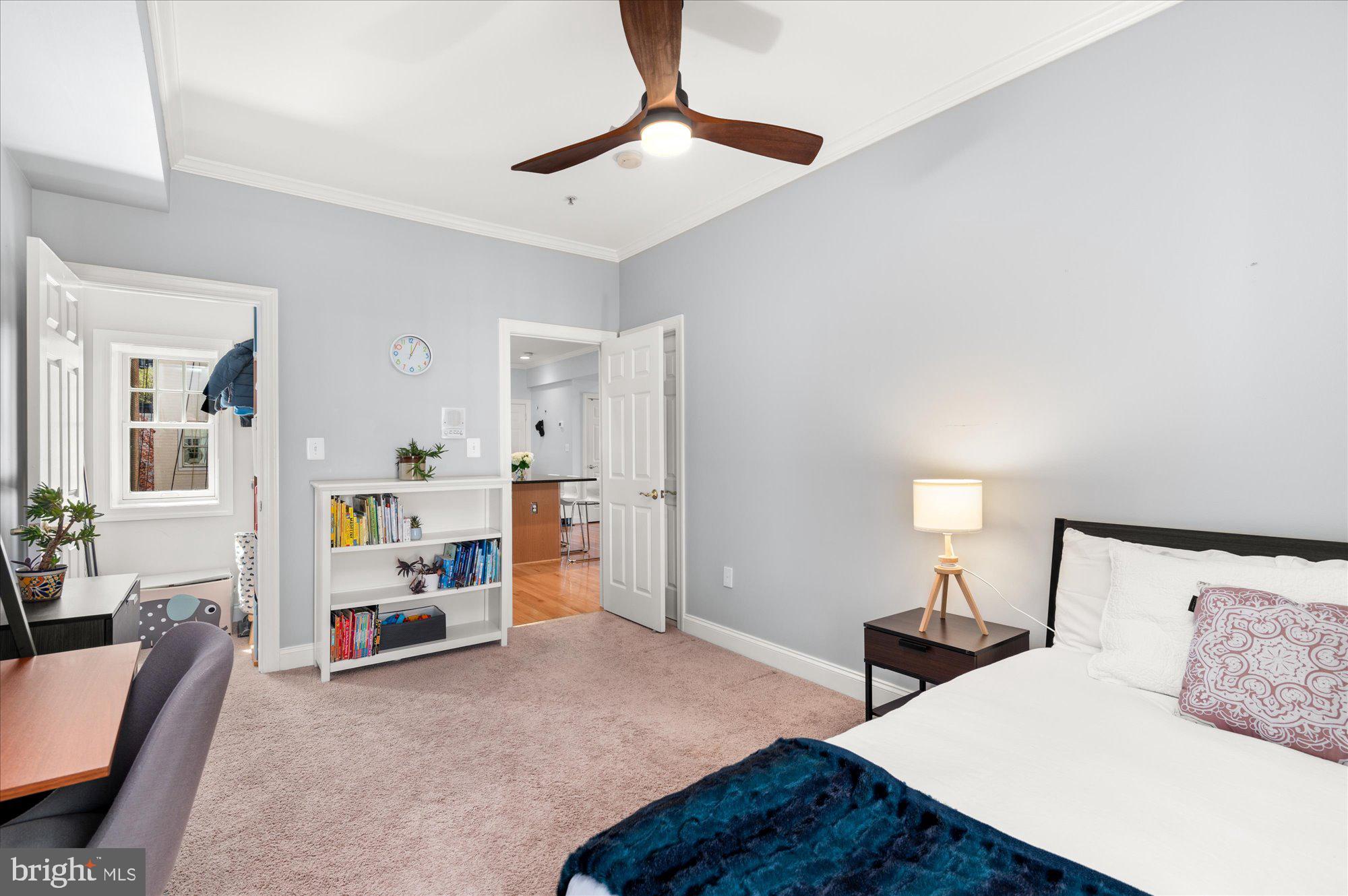 425 M Street Northwest, Unit F Washington, DC 20001 - Photo 14 of 24 Bedroom connects to large walk-in closet w/ window