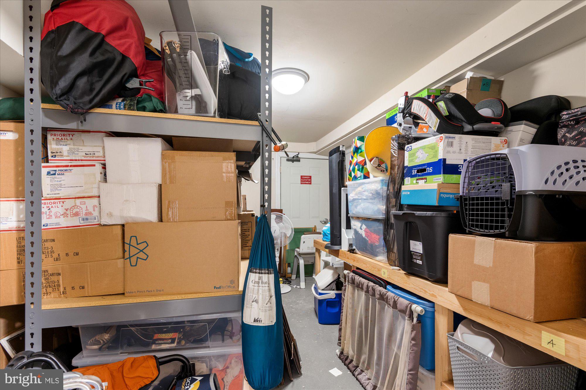 425 M Street Northwest, Unit F Washington, DC 20001 - Photo 18 of 24 Designated storage shelf for Unit F