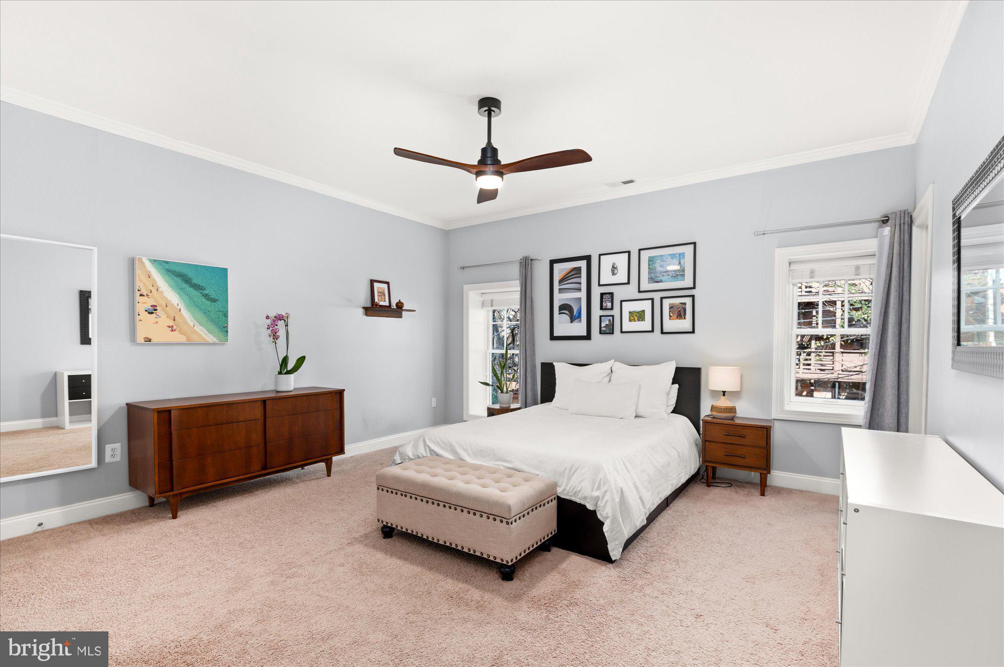 425 M Street Northwest, Unit F Washington, DC 20001 - Photo 8 of 24 Primary Bedroom w/ en-suite bathroom