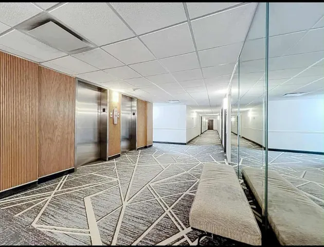 a very nice looking room with a large window