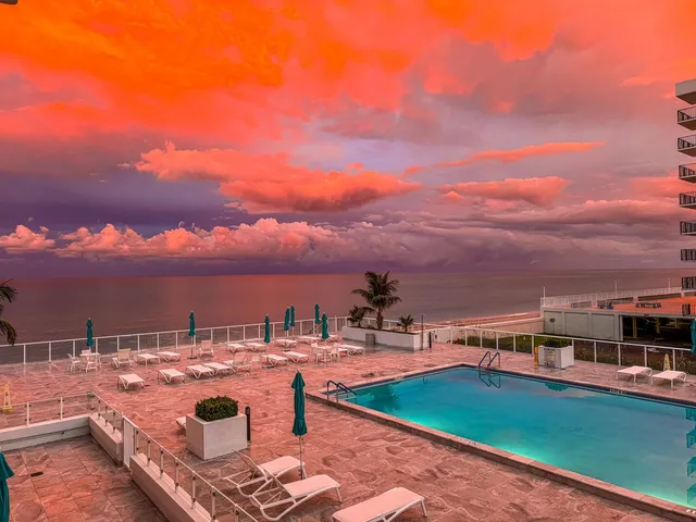 a view of an ocean and beach
