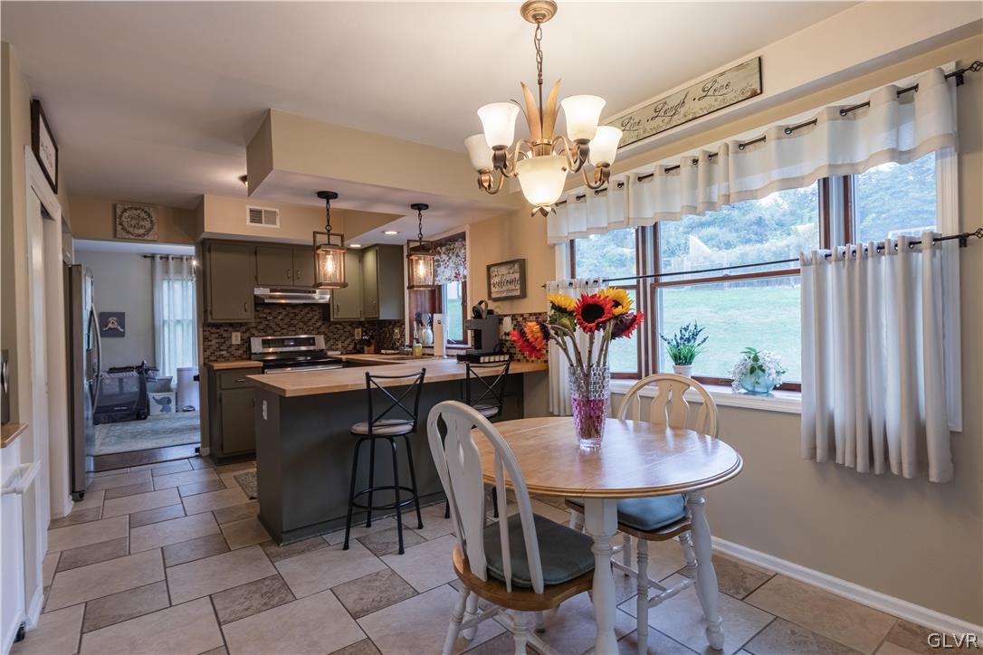 2753 Buttermilk Road Hellertown, PA 18055 - Photo 10 of 42 a view of a dining room with furniture window and wooden floor