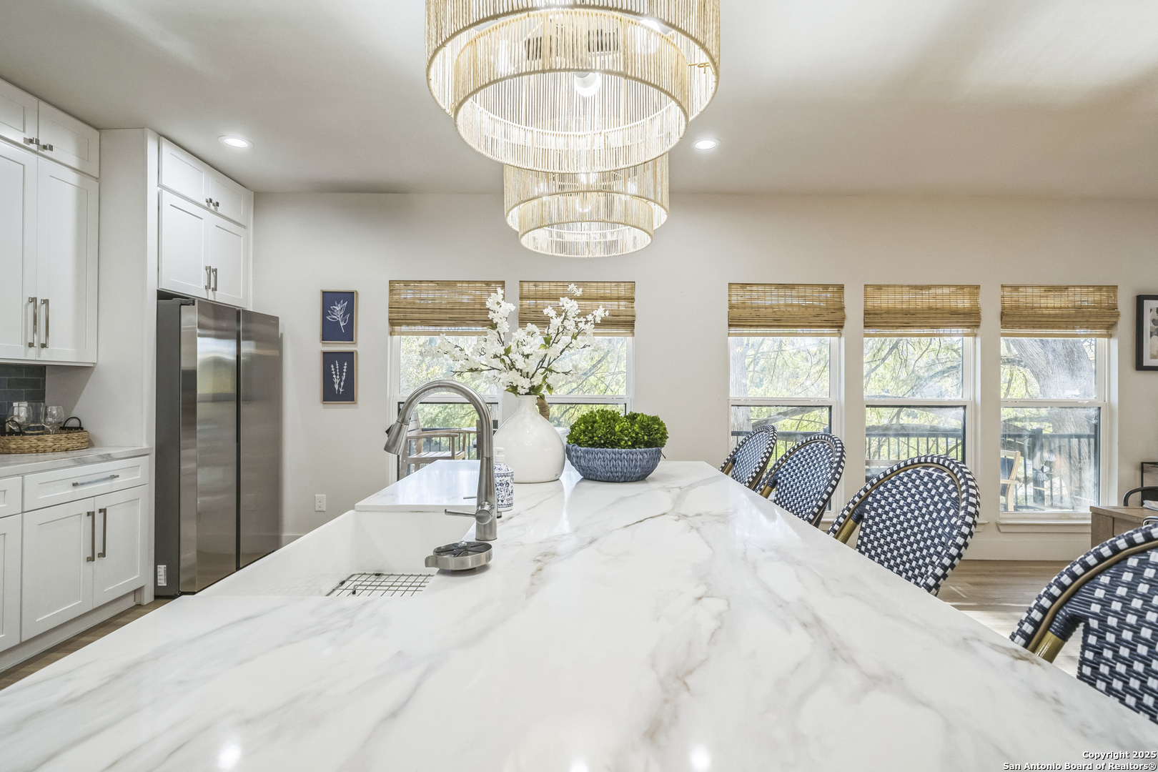 6789 River New Braunfels, TX 78132 - Photo 21 of 50 a bed room with a bed and a large mirror