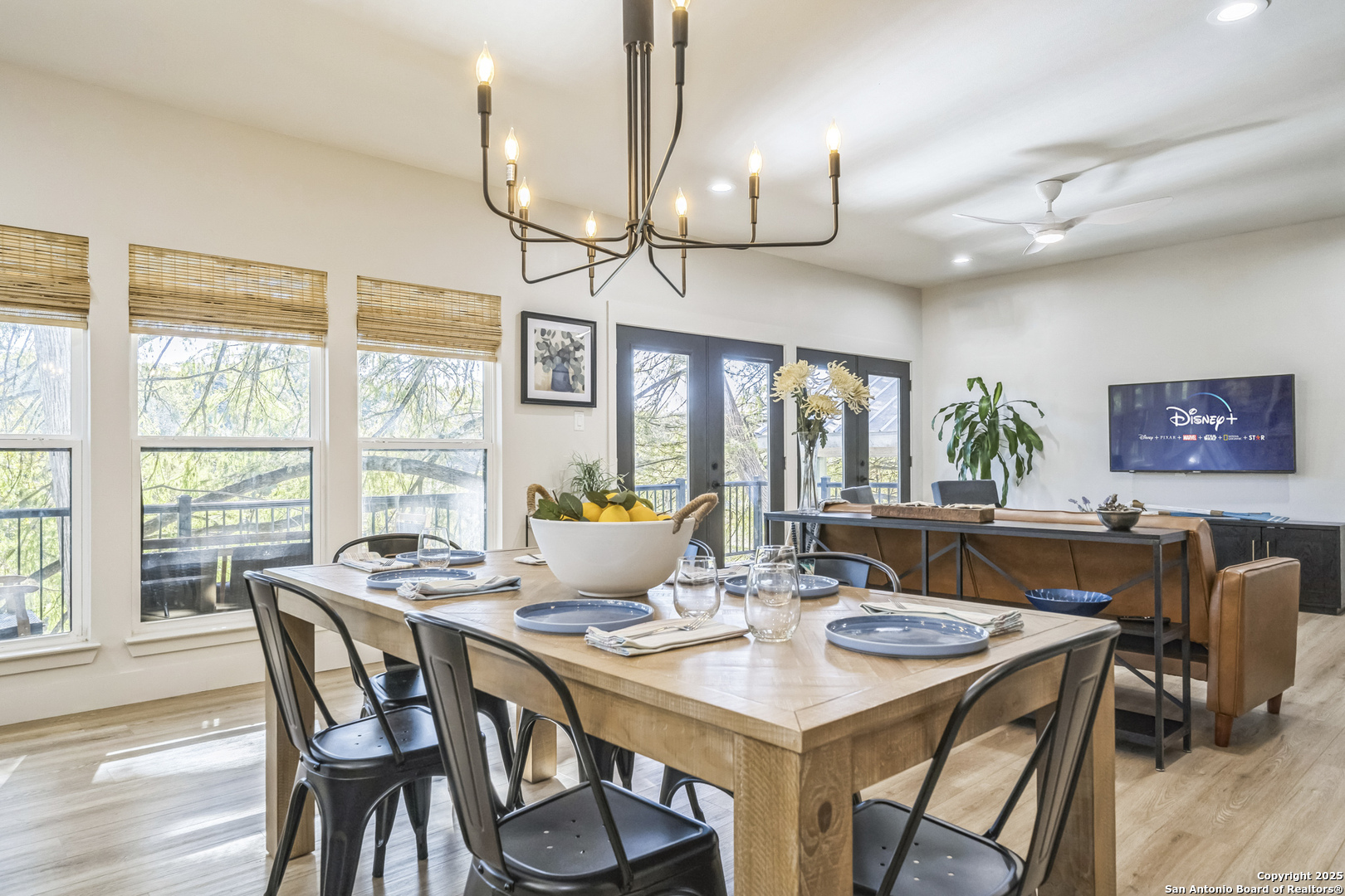 6789 River New Braunfels, TX 78132 - Photo 26 of 50 a view of a dining room with furniture window and outside view