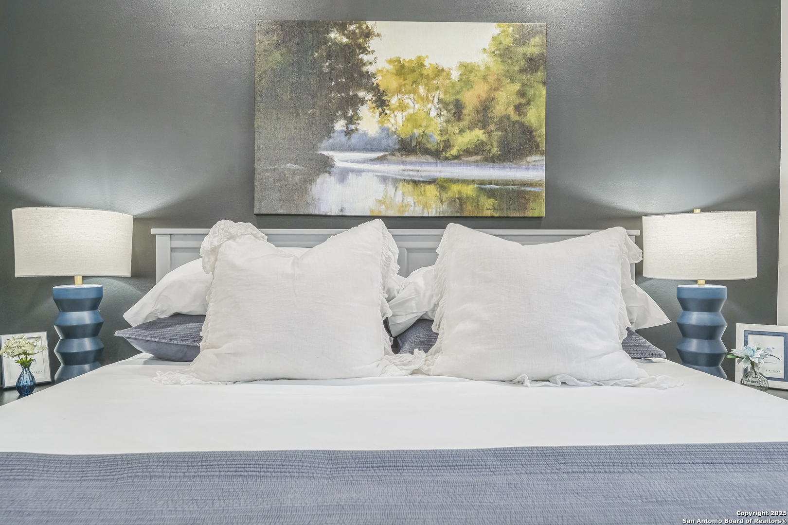 6789 River New Braunfels, TX 78132 - Photo 30 of 50 a large white bed in a white room