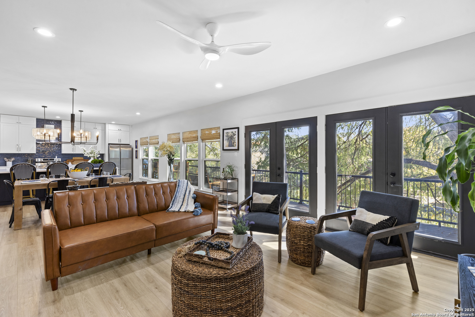 6789 River New Braunfels, TX 78132 - Photo 3 of 50 a living room with furniture and a large window