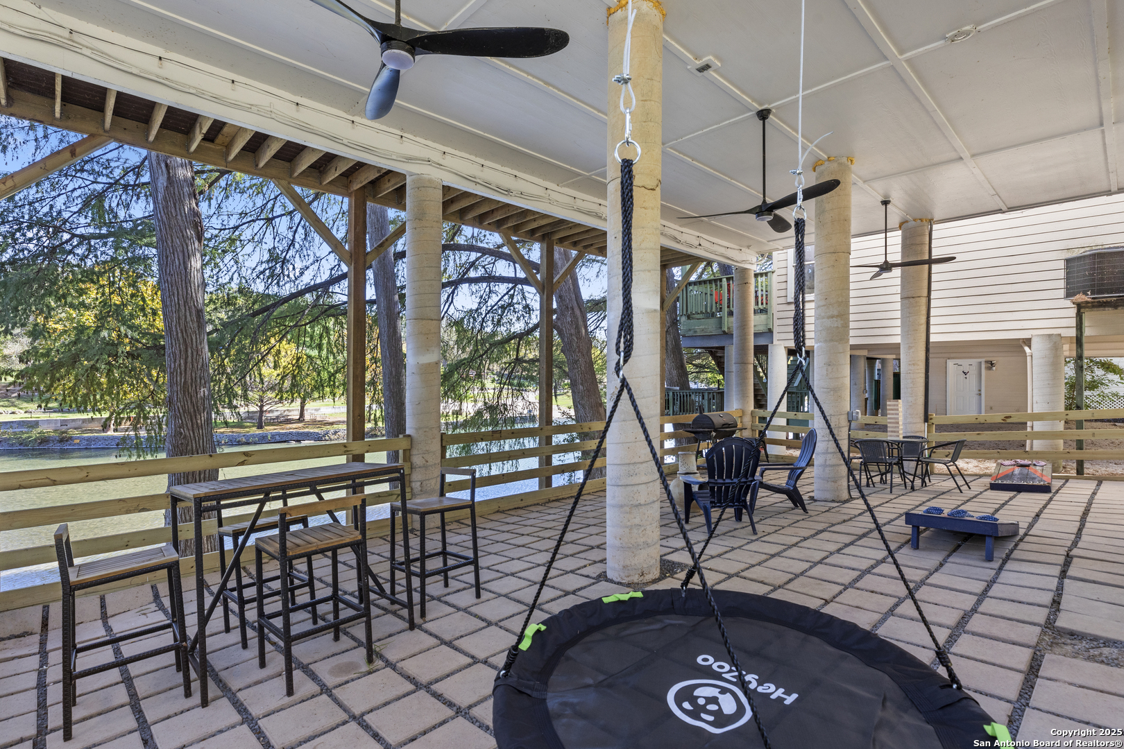 6789 River New Braunfels, TX 78132 - Photo 48 of 50 a view of a dining room with furniture window and outside view