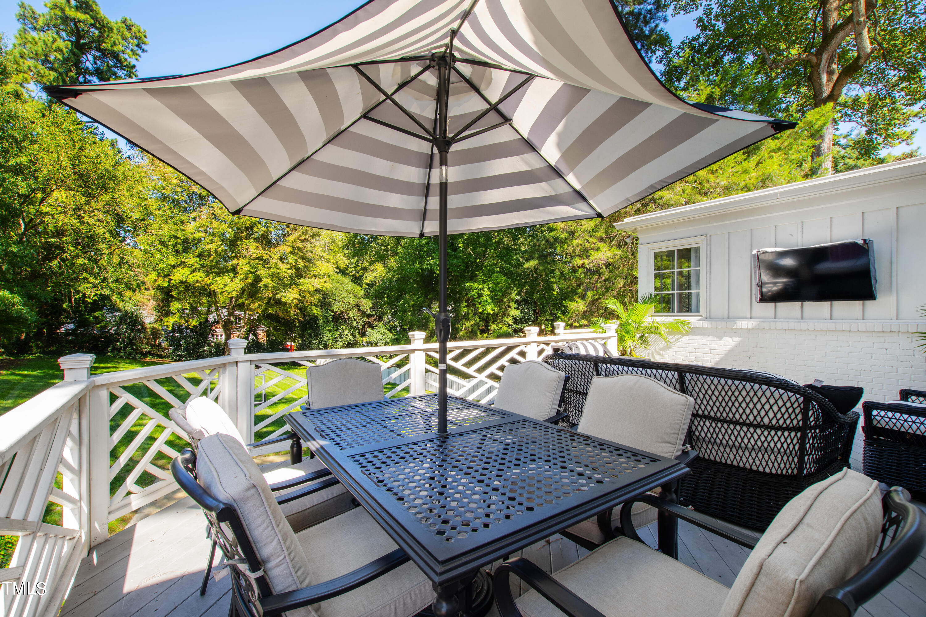 2618 Churchill Road Raleigh, NC 27608 - Photo 34 of 58 a view of an outdoor sitting area with furniture