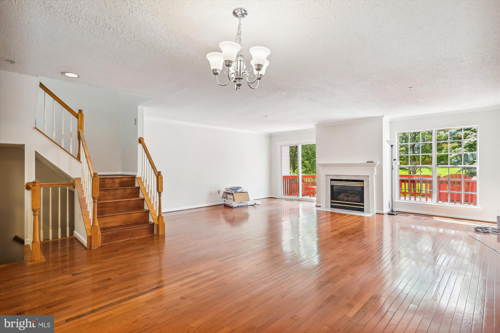 2606 Telluride Place Silver Spring, MD 20906 - Photo 4 of 32 Living Room w fireplace & floor to ceiling glass