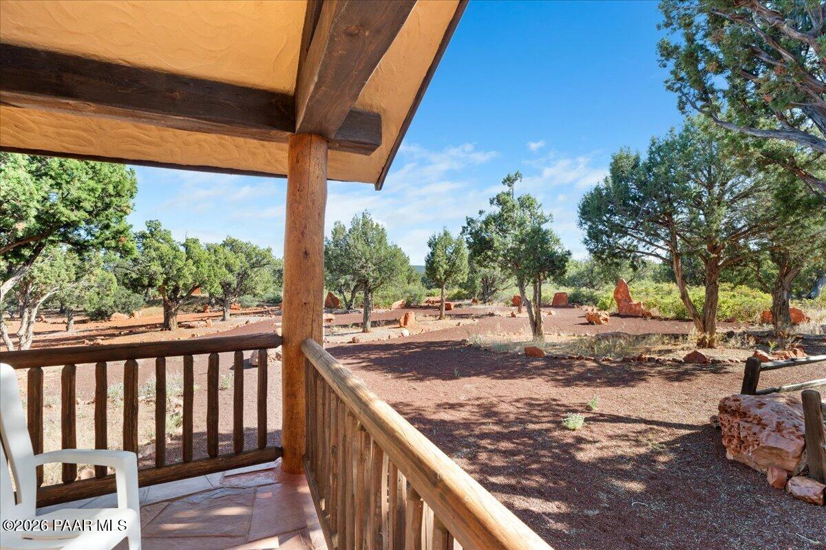49 Norma Way Ash Fork, AZ 86320 - Photo 6 of 26 a view of a backyard with wooden fence