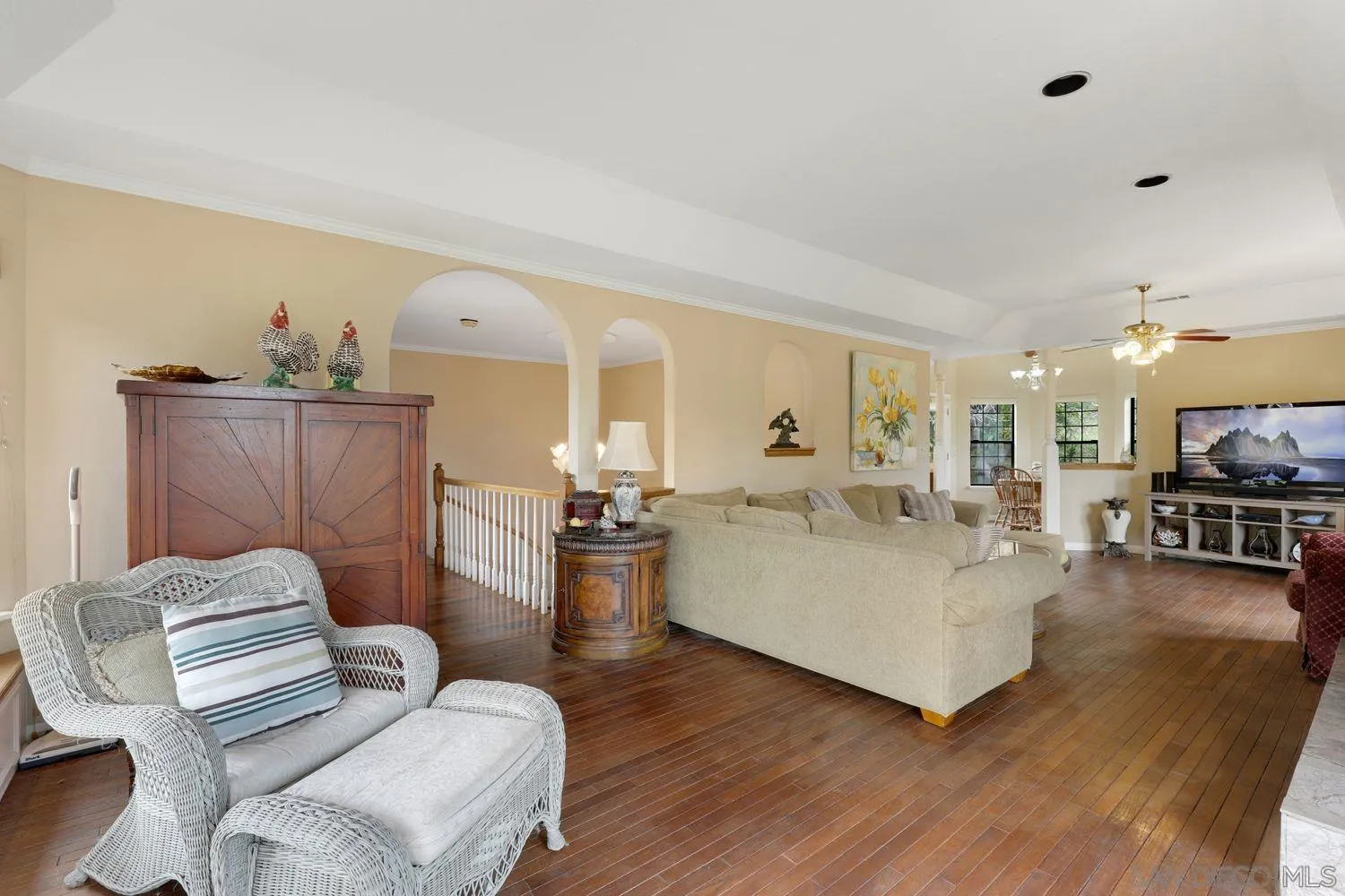 3944 Pala Mesa Drive Fallbrook, CA 92028 - Photo 12 of 39 a living room with furniture and a wooden floor