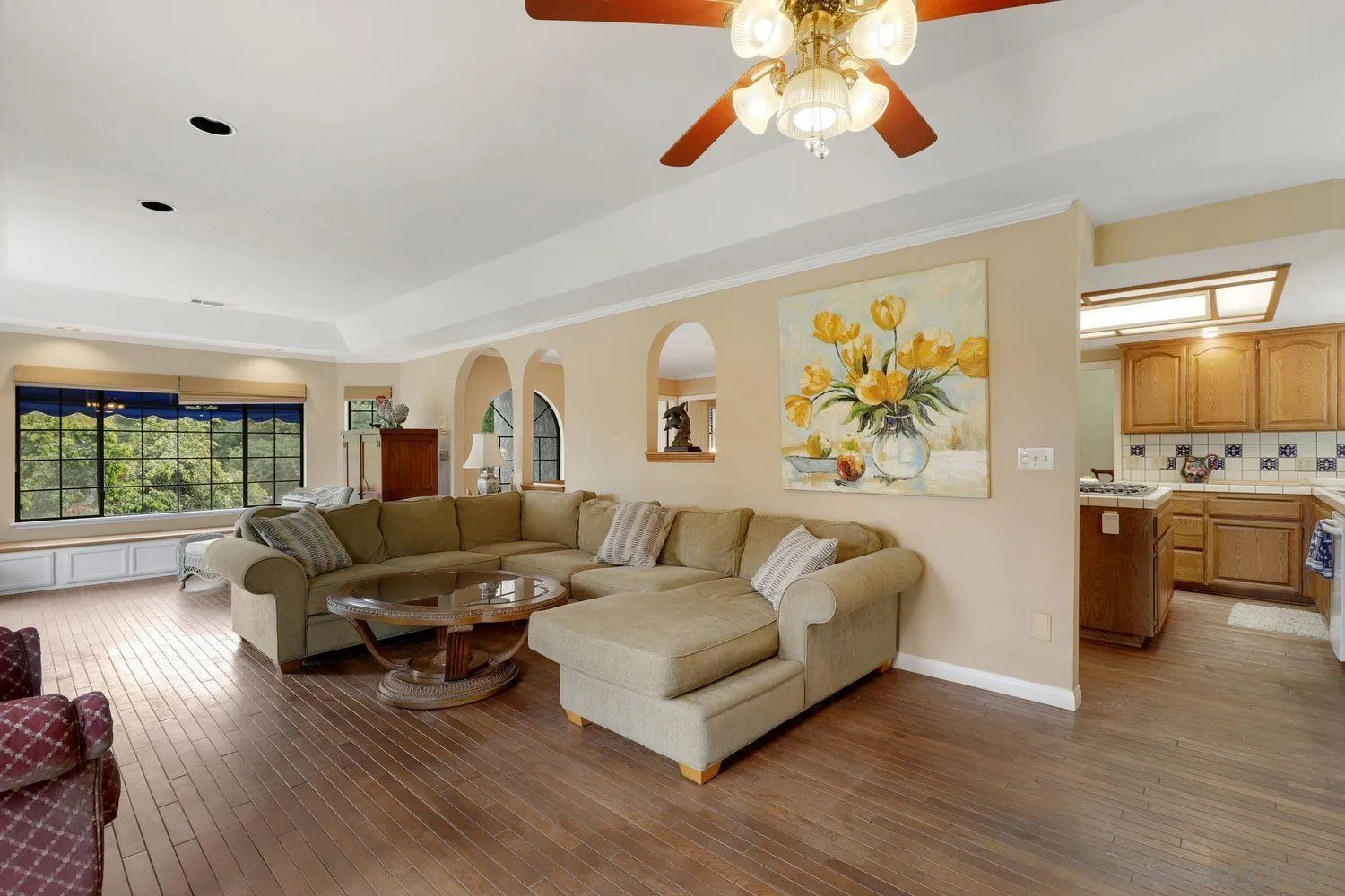 3944 Pala Mesa Drive Fallbrook, CA 92028 - Photo 13 of 39 a living room with furniture and a large window