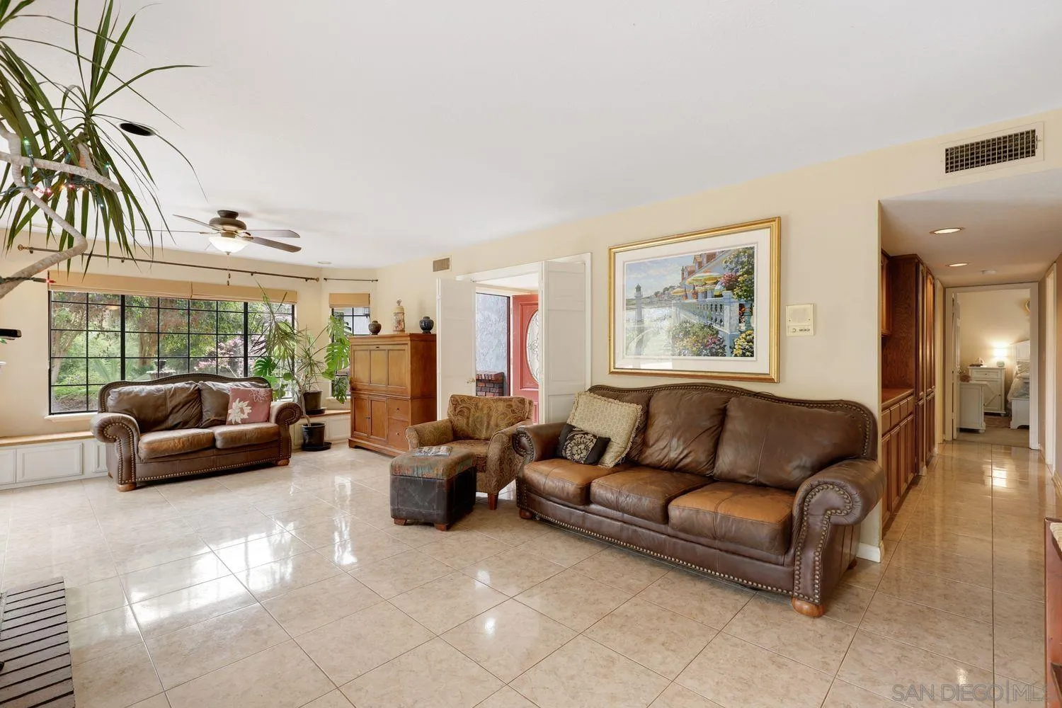 3944 Pala Mesa Drive Fallbrook, CA 92028 - Photo 5 of 39 a living room with furniture and a large window