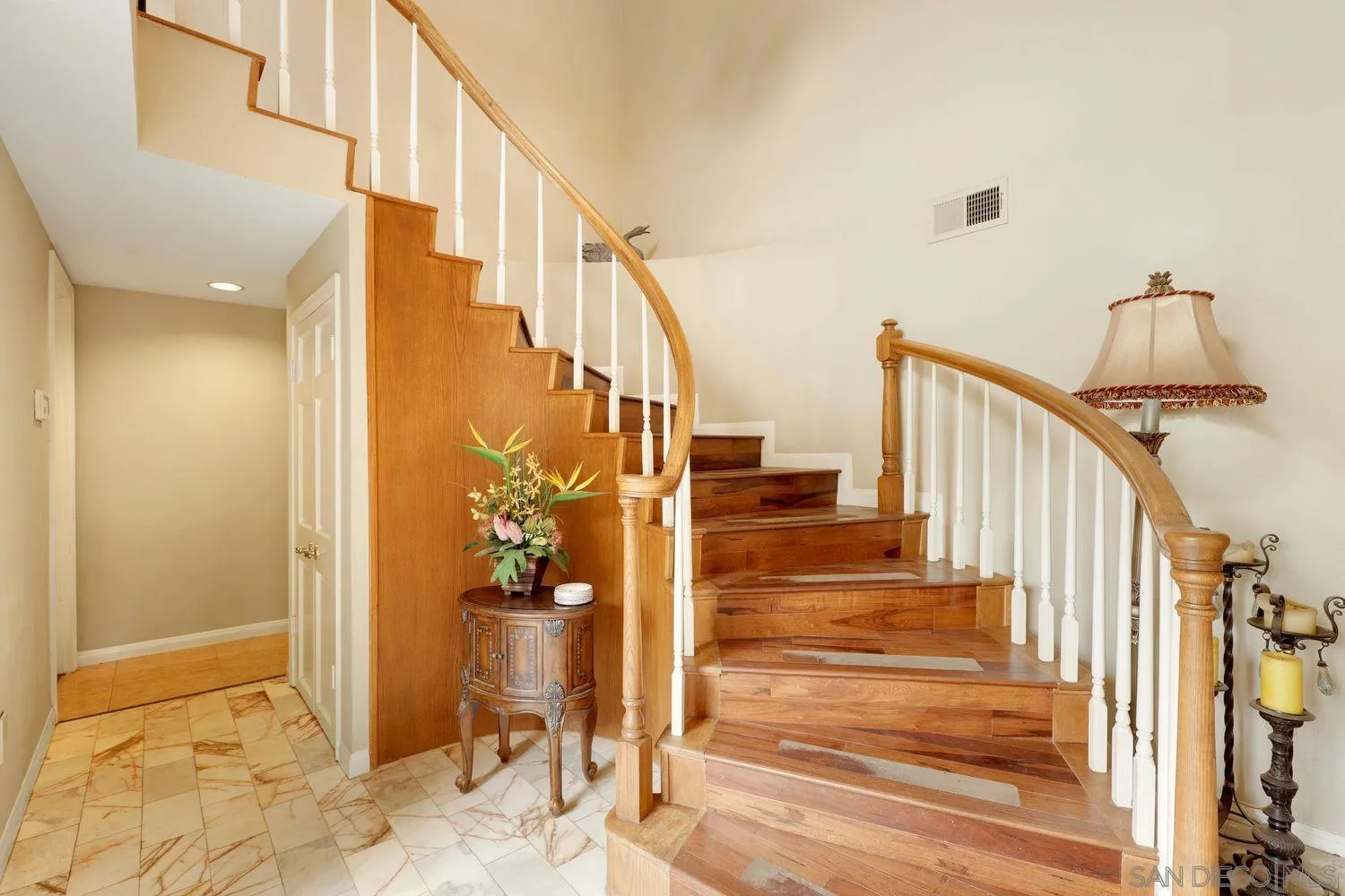 3944 Pala Mesa Drive Fallbrook, CA 92028 - Photo 9 of 39 a view of entryway and hall with wooden floor