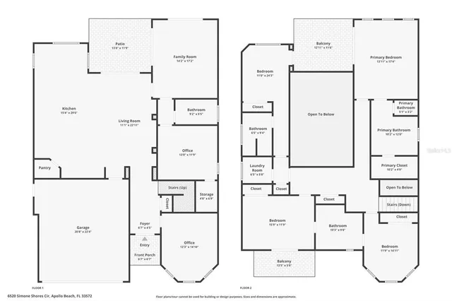 $1,449,000 | 6520 Simone Shores Circle, Apollo Beach, FL 33572