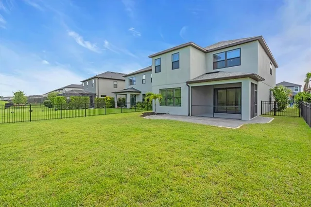 a view of an outdoor space with seating